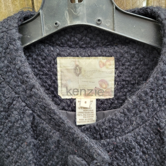 Vintage Kenzie knitted coat. A classic design size small - Picture 2 of 7